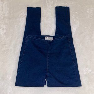 Free People Dark Wash Ultra High Rise Jegging skinny Jeans Size 25 EUC